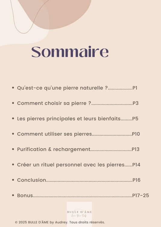Guide intuitif des pierres naturelles